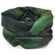 OEM produzieren maßgeschneiderte Armee grün gedruckt Outdoor Sport Nahtlose Magic Bandana